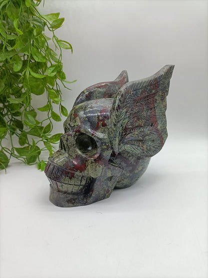 Dragon Blood Skull with Wings LARGE 5.843 Kg Crystal Wellness