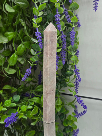 Pink Amethyst Point 307gr 21x2.5x2.5cm Crystal Wellness