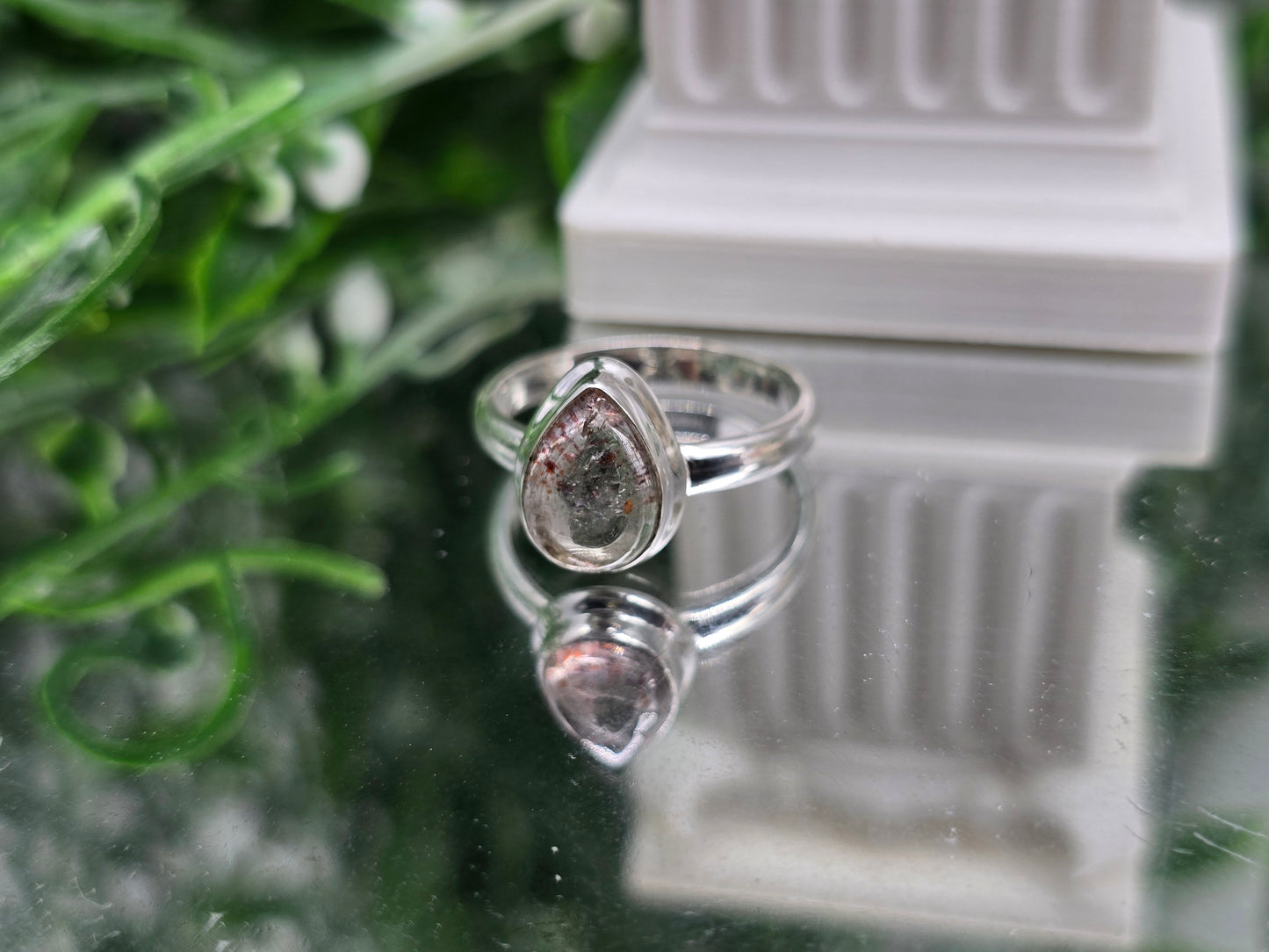 AAA Natural Orire Lucky Quartz 925 Sterling Silver Ring 7 – Stone of Luck, Abundance & New Opportunities Crystal Wellness