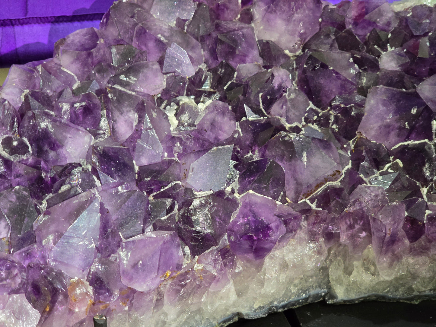 AAA Premium Deep Purple Amethyst Cluster – Spiritual Protection, Inner Peace, and Higher Wisdom Crystal Wellness