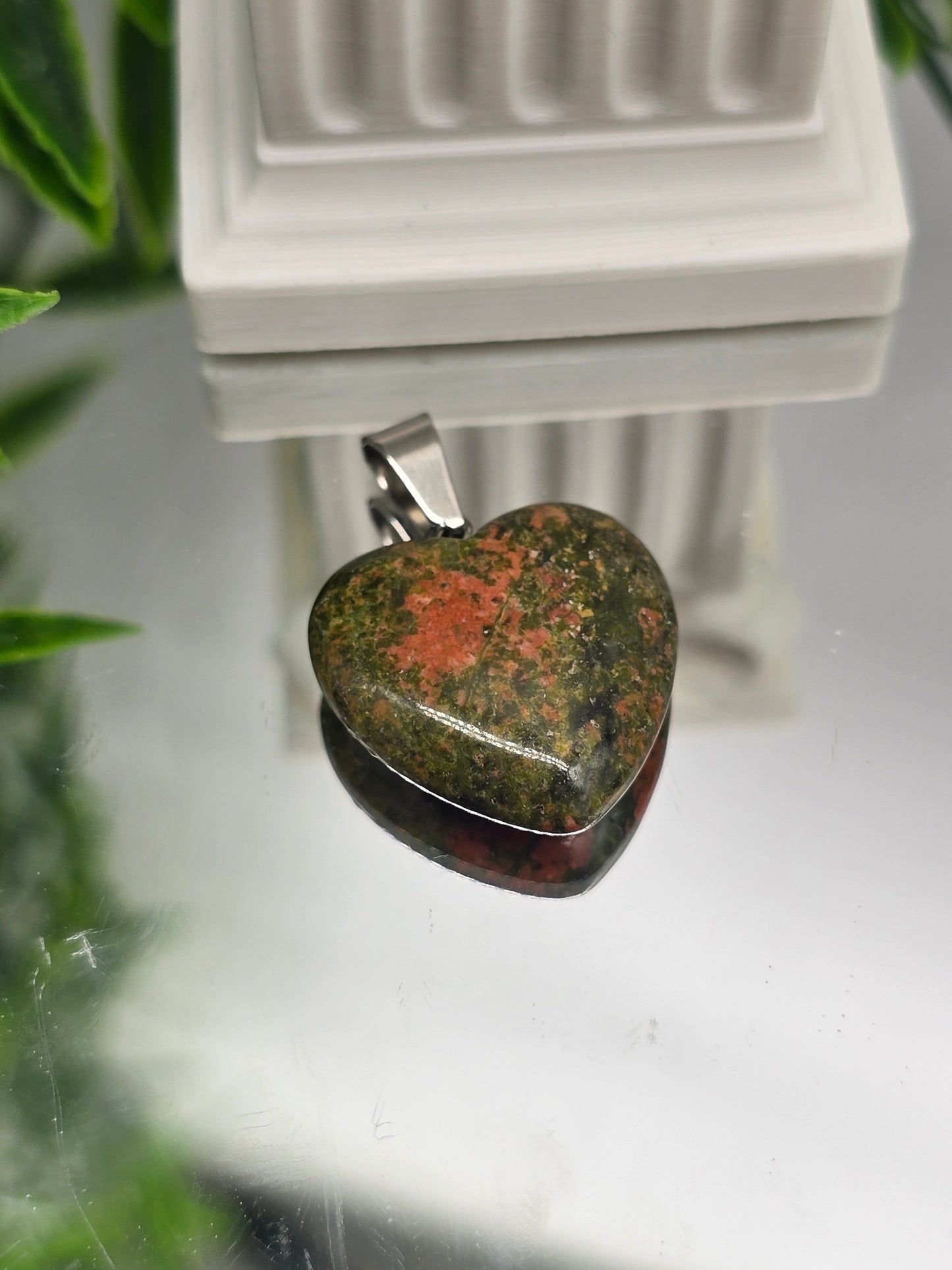 Variety Crystal Heart Pendant | Healing Crystal Necklace for Love, Balance & Daily Energy Crystal Wellness