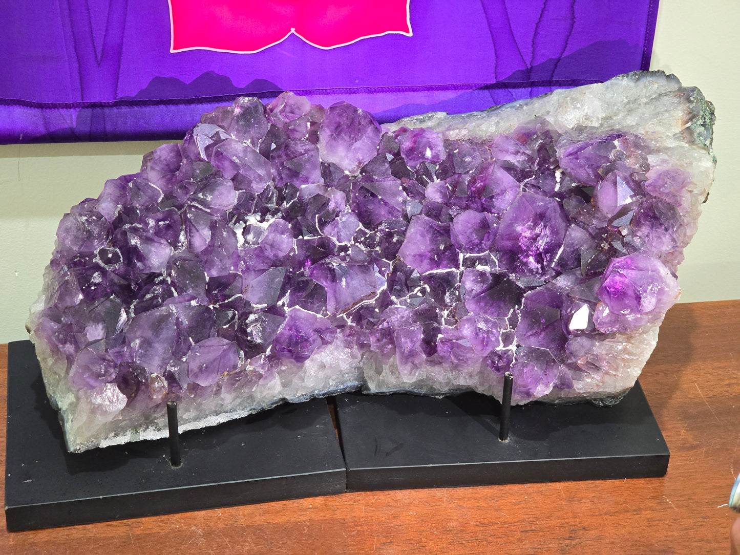 AAA Premium Deep Purple Amethyst Cluster – Spiritual Protection, Inner Peace, and Higher Wisdom Crystal Wellness