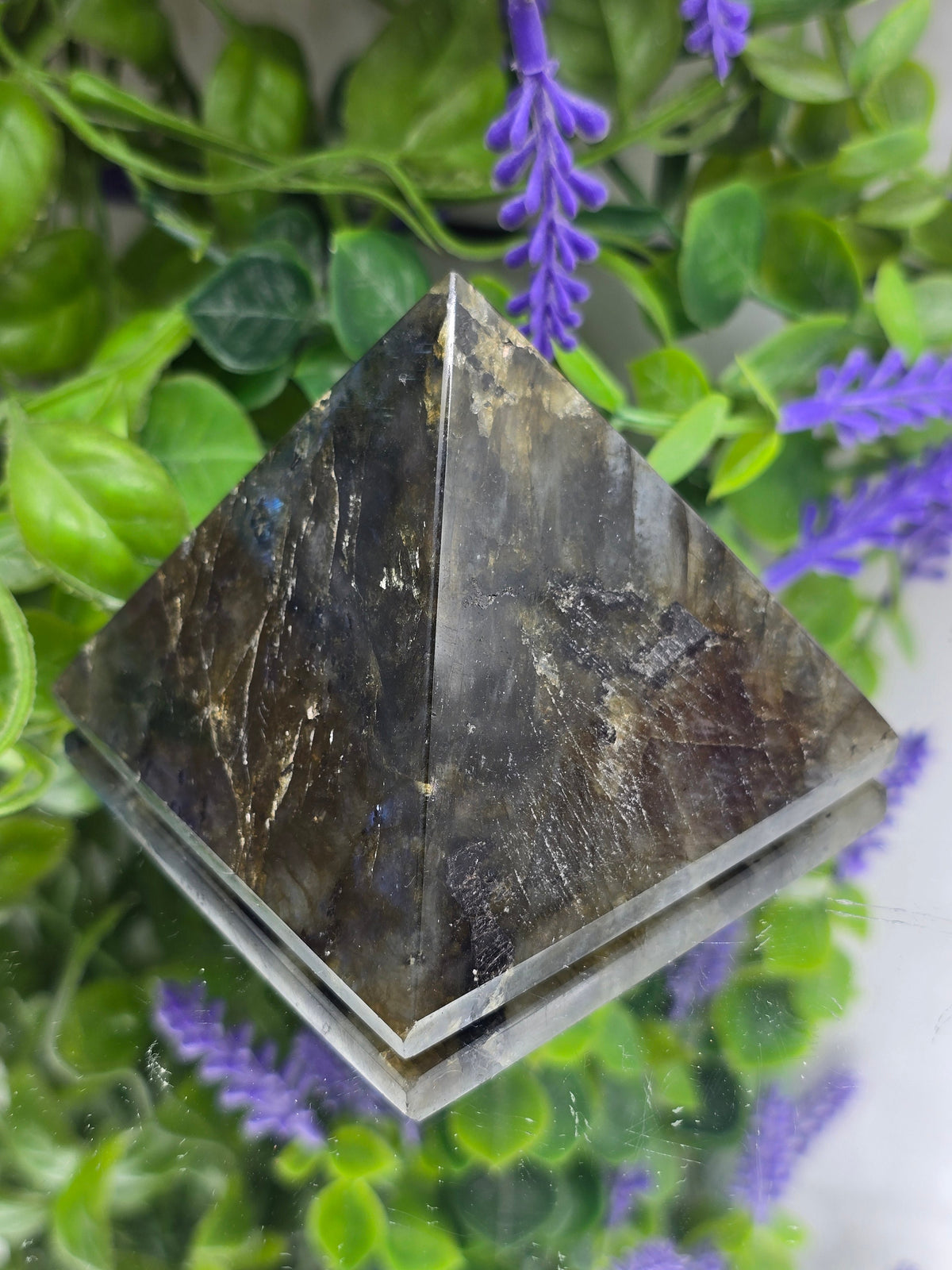 Labradorite “Stone of Transformation & Protection” Pyramid Crystal Wellness
