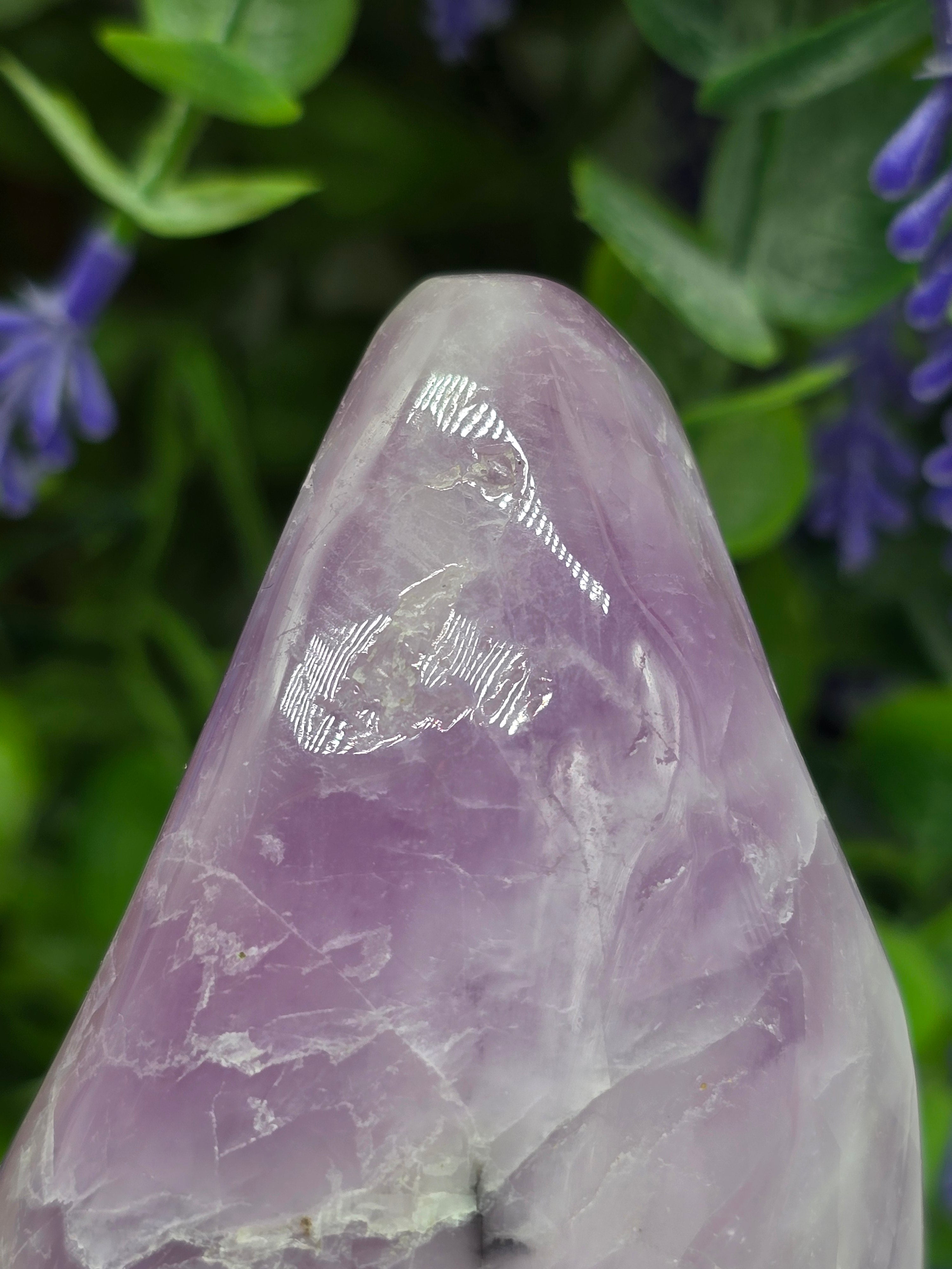 Kunzite Freeform – Stone of Divine Love, Calm & Emotional Healing Crystal Wellness