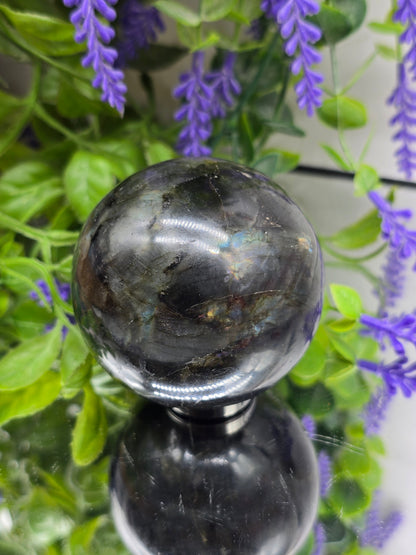 Labradorite Sphere — Stone Of Transformation, Intuition & Protection Crystal Wellness