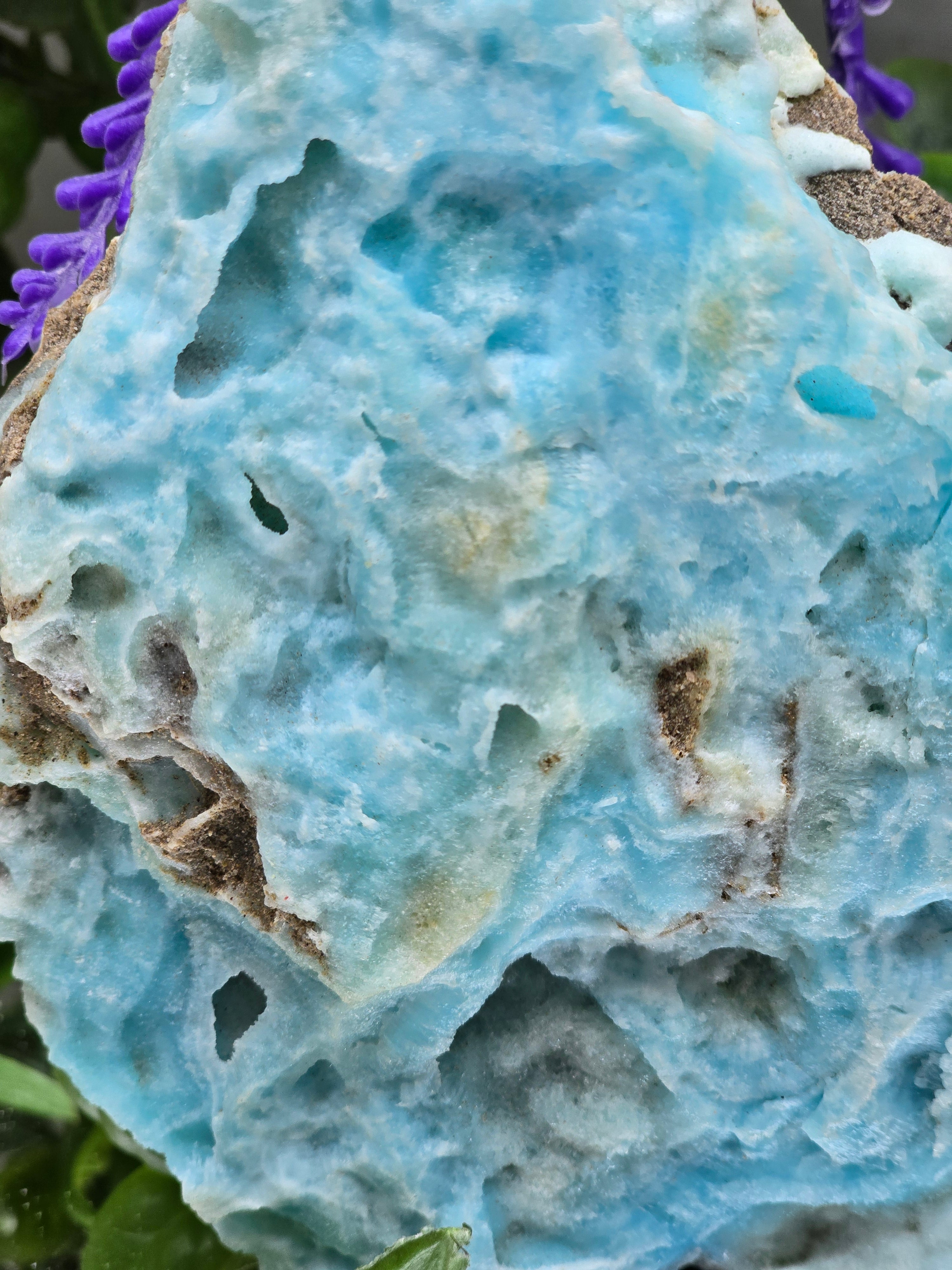 Blue Aragonite High Grade Rare Specimen 500g | Stone of Calm Communication, Emotional Healing & Inner Peace Crystal Wellness