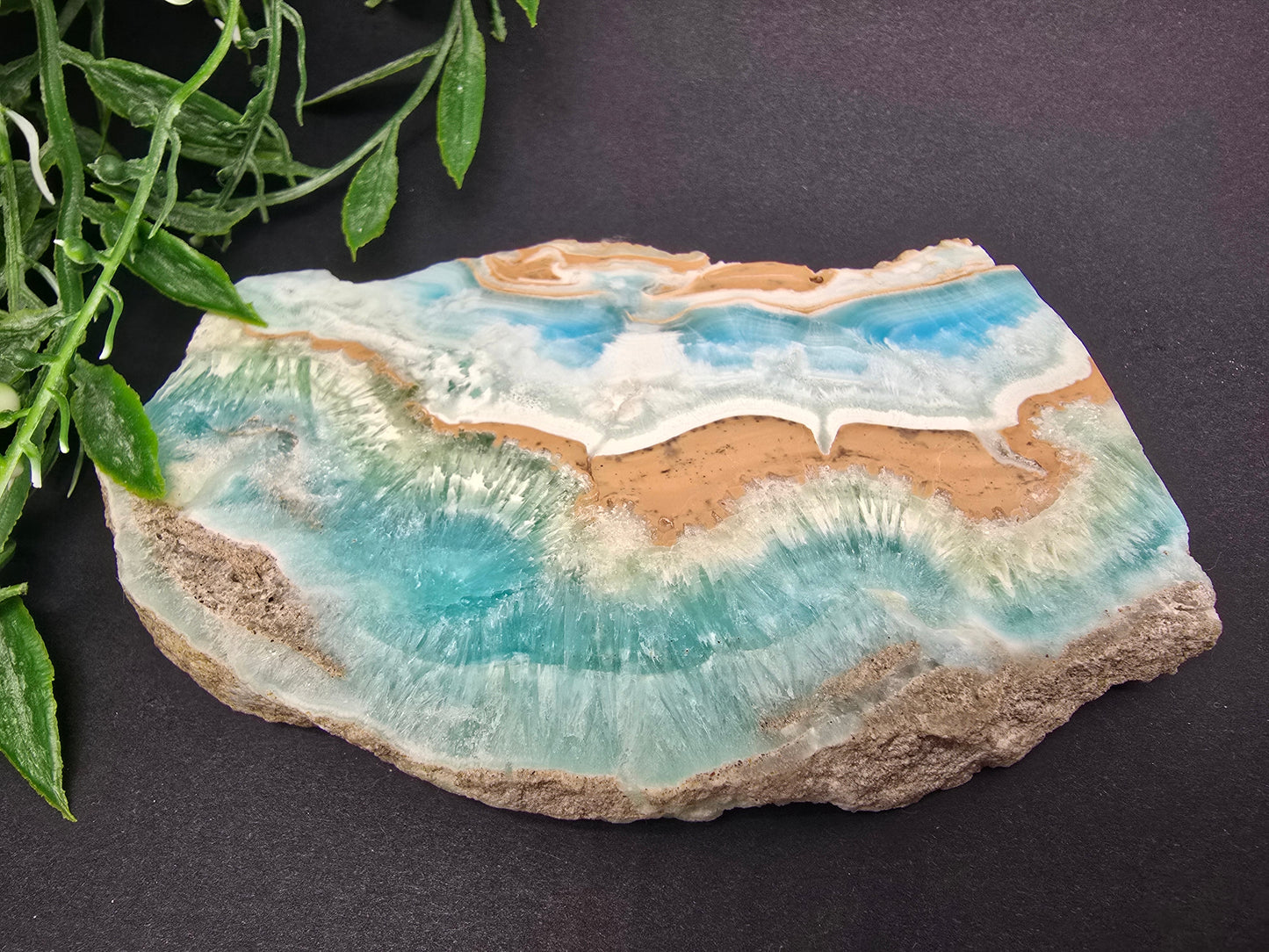 Caribbean Blue Calcite Slabs Crystal Wellness