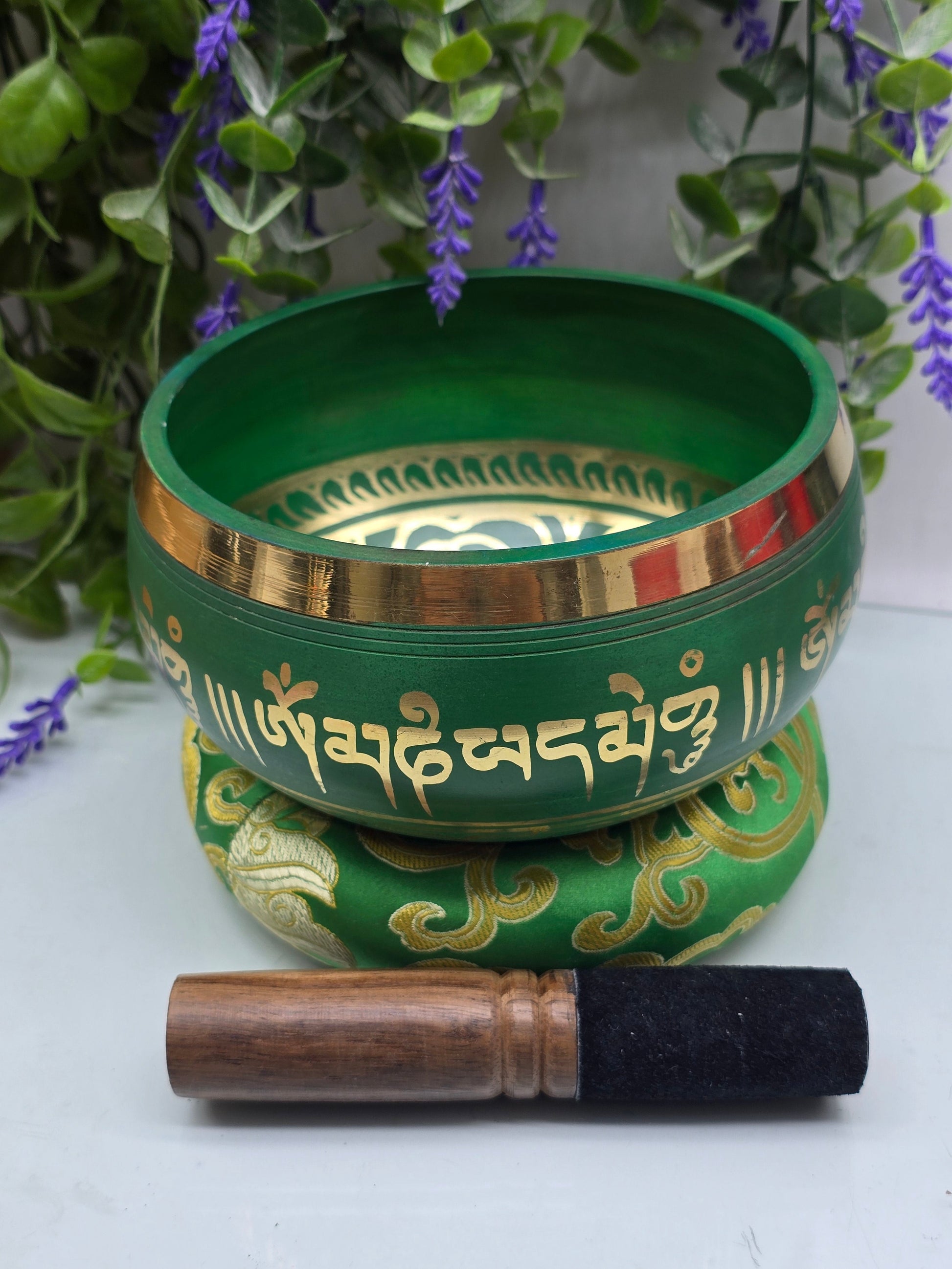 Tibetan Sound Healing Bowl – 6 Inch | F Note | Heart Chakra Crystal Wellness