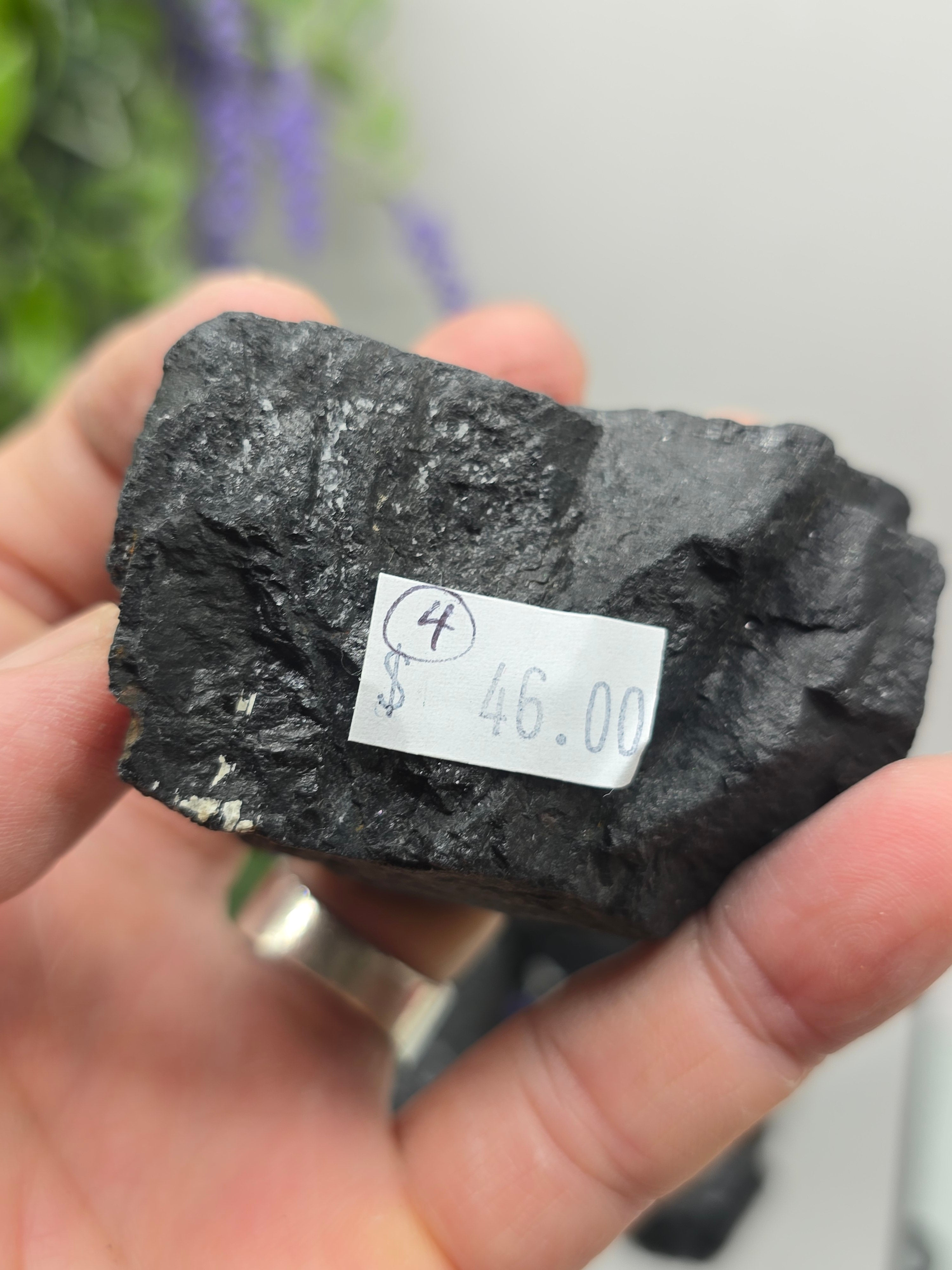 Black Tourmaline Raw Variety – Natural Protection Stone Crystal Wellness