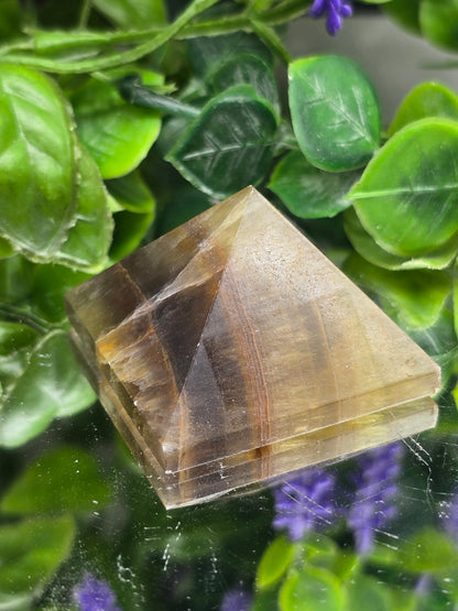 Yellow Fluorite Pyramid — Stone of Clarity, Confidence & Abundance Crystal Wellness
