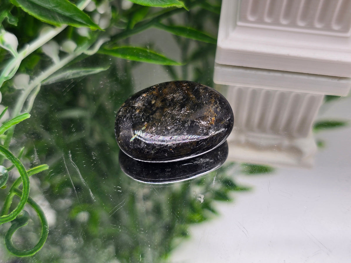 Genuine Nuumite Tumbled Stone | Stone of Ancient Protection, Transformation & Personal Power Crystal Wellness