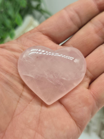 Rose Quartz Heart (Stone of Unconditional Love) Crystal Wellness