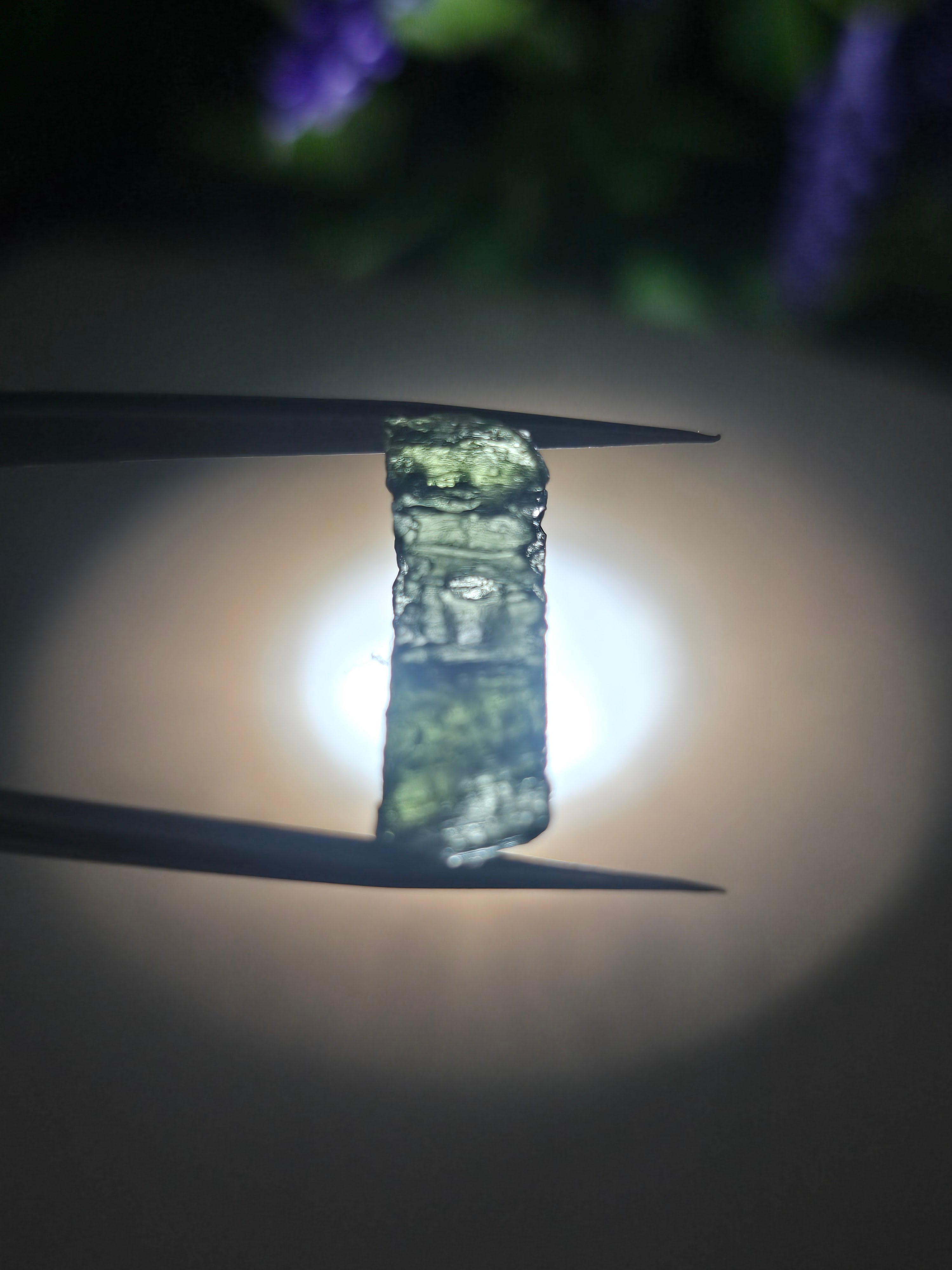 Moldavite 925 Sterling Silver Ring in Size 6 Crystal Wellness