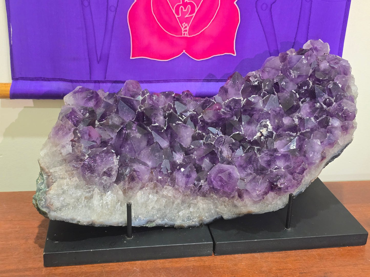 AAA Premium Deep Purple Amethyst Cluster – Spiritual Protection, Inner Peace, and Higher Wisdom Crystal Wellness