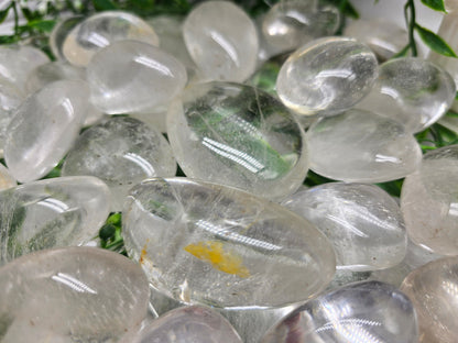 Premium Madagascar Clear Quartz Palmstone — Stone of Clarity, Amplification & Ultimate Power Crystal Wellness