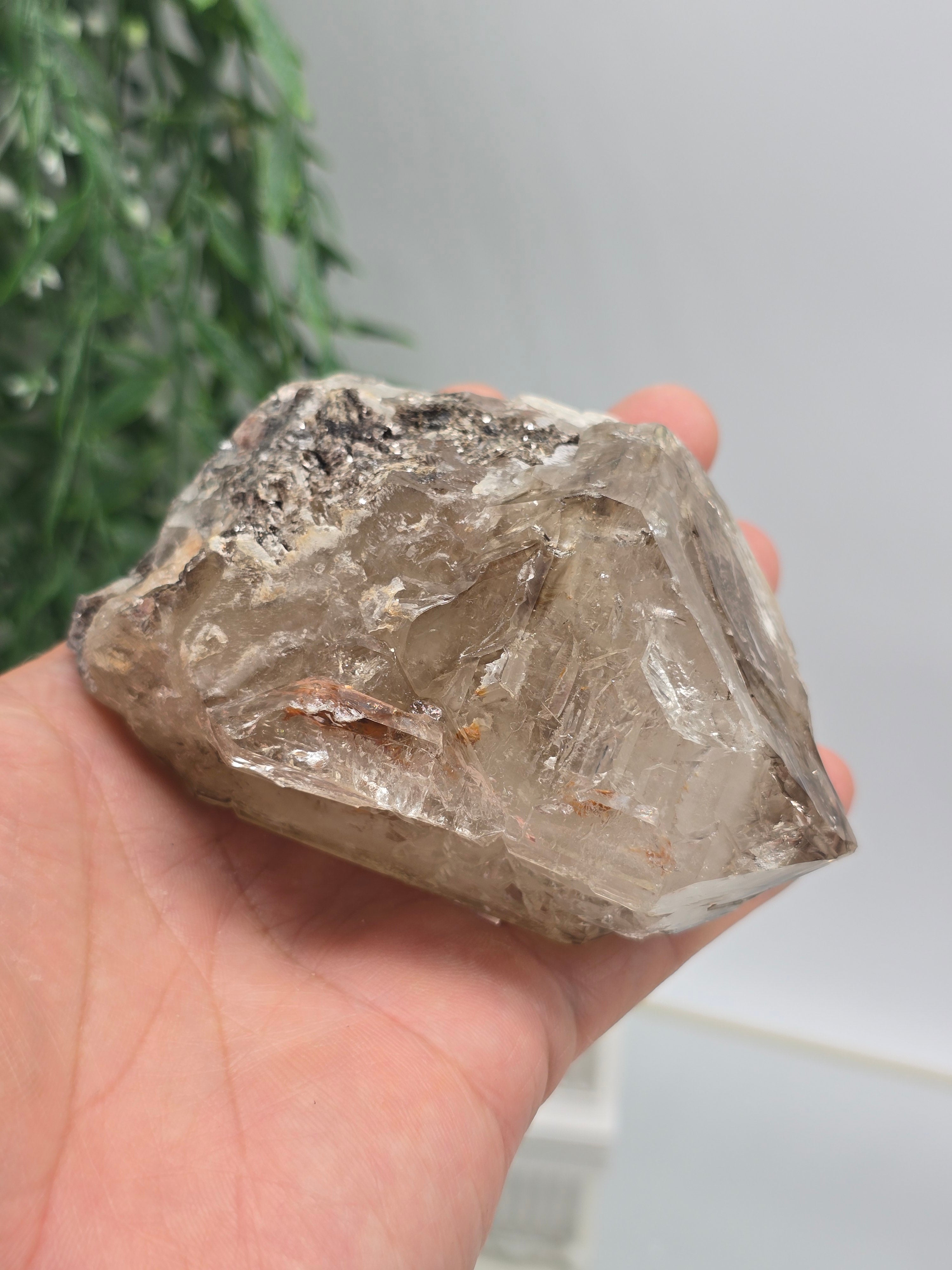 Elestial Quartz Specimen 10 × 6 × 5 cm (Stone of Ancient Wisdom & Spiritual Ascension) Crystal Wellness