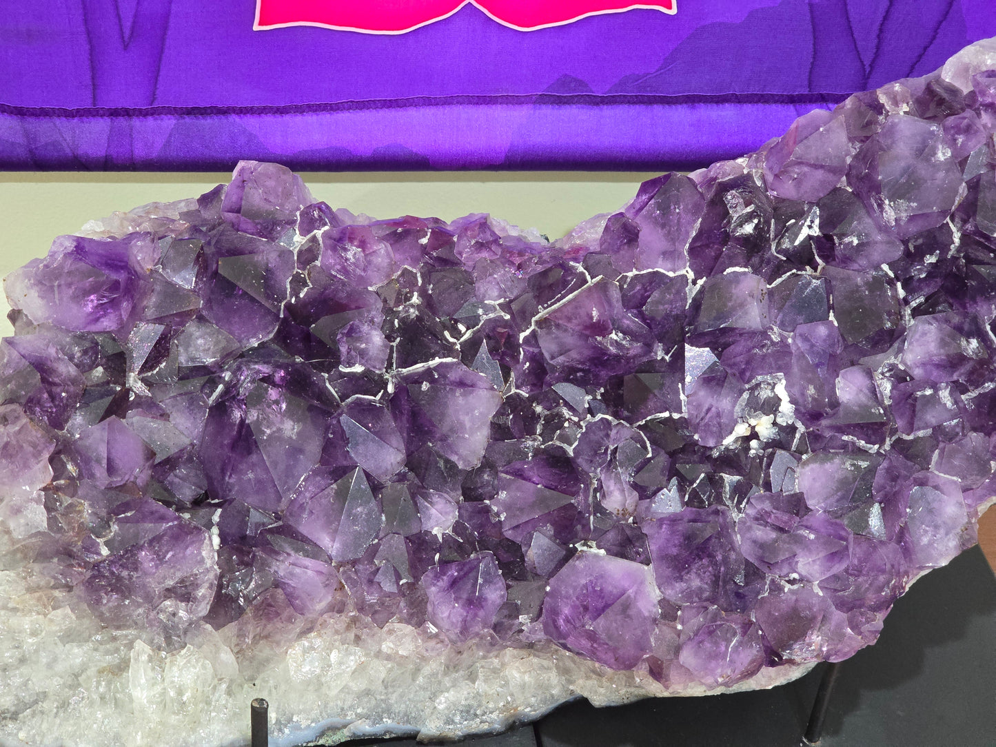 AAA Premium Deep Purple Amethyst Cluster – Spiritual Protection, Inner Peace, and Higher Wisdom Crystal Wellness