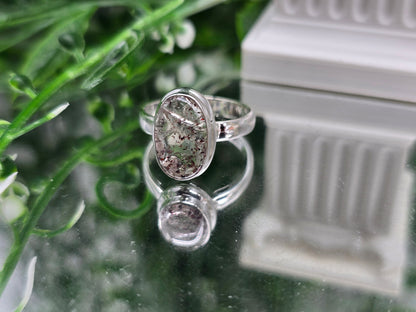 AAA Orire Lucky Quartz 925 Sterling Silver Ring – Stone of Luck, Abundance & New Opportunities Crystal Wellness