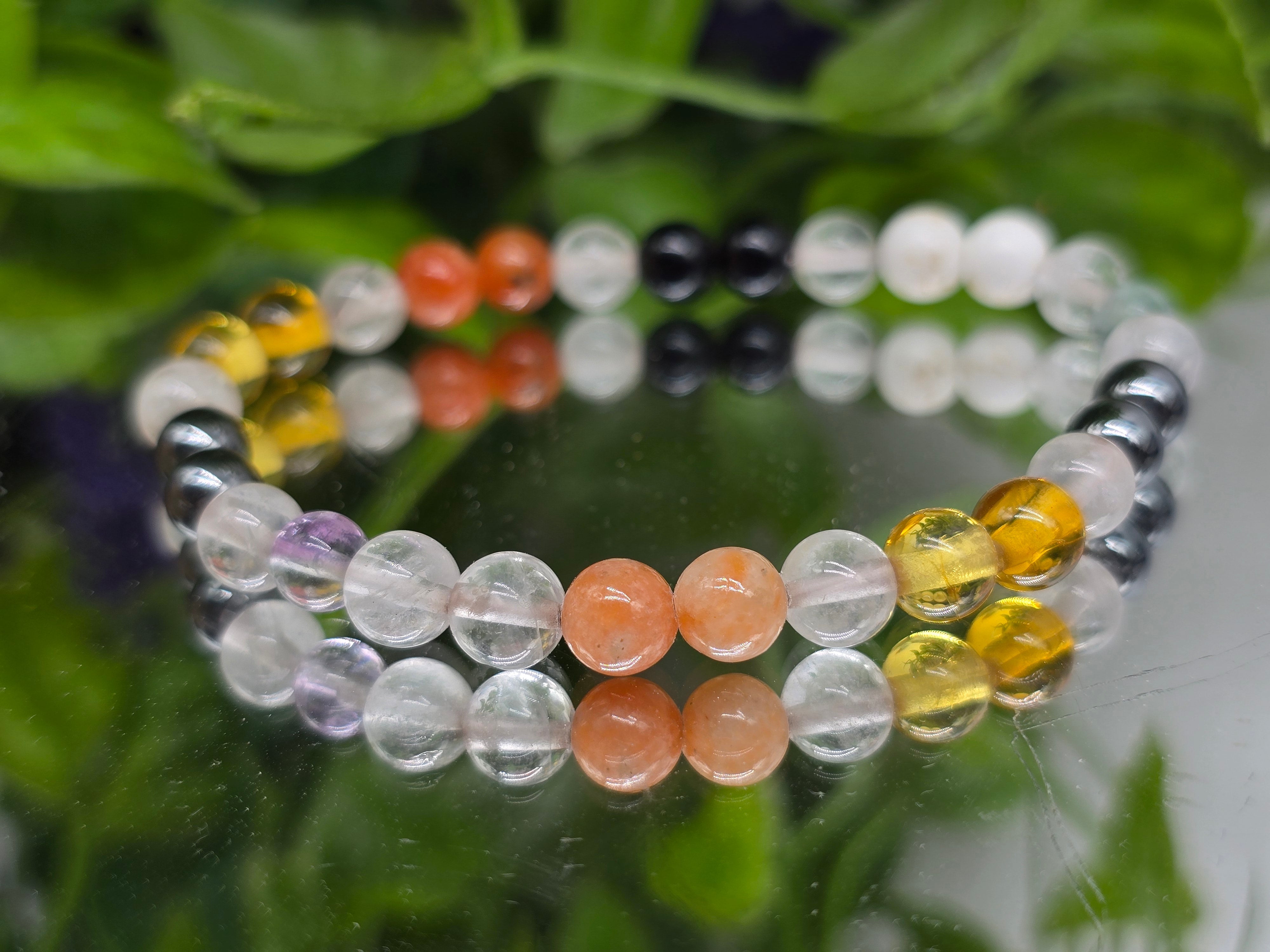 Nerve, Joint & Circulation Support 6mm Crystal Bracelet Crystal Wellness