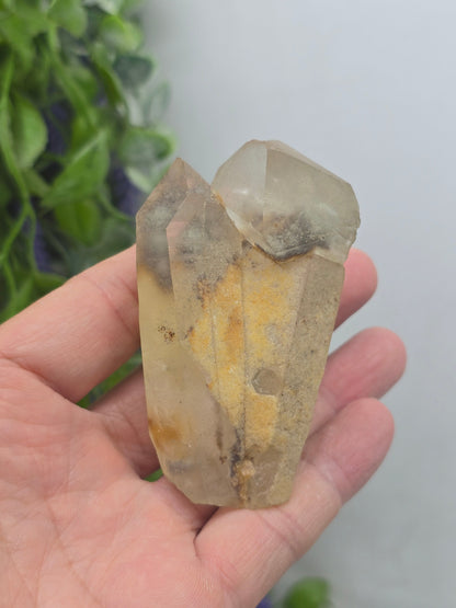 Green Phantom Quartz Natural Specimen 8x5x5cm – Self-Healing, Regeneration & Aligned Growth Crystal Wellness
