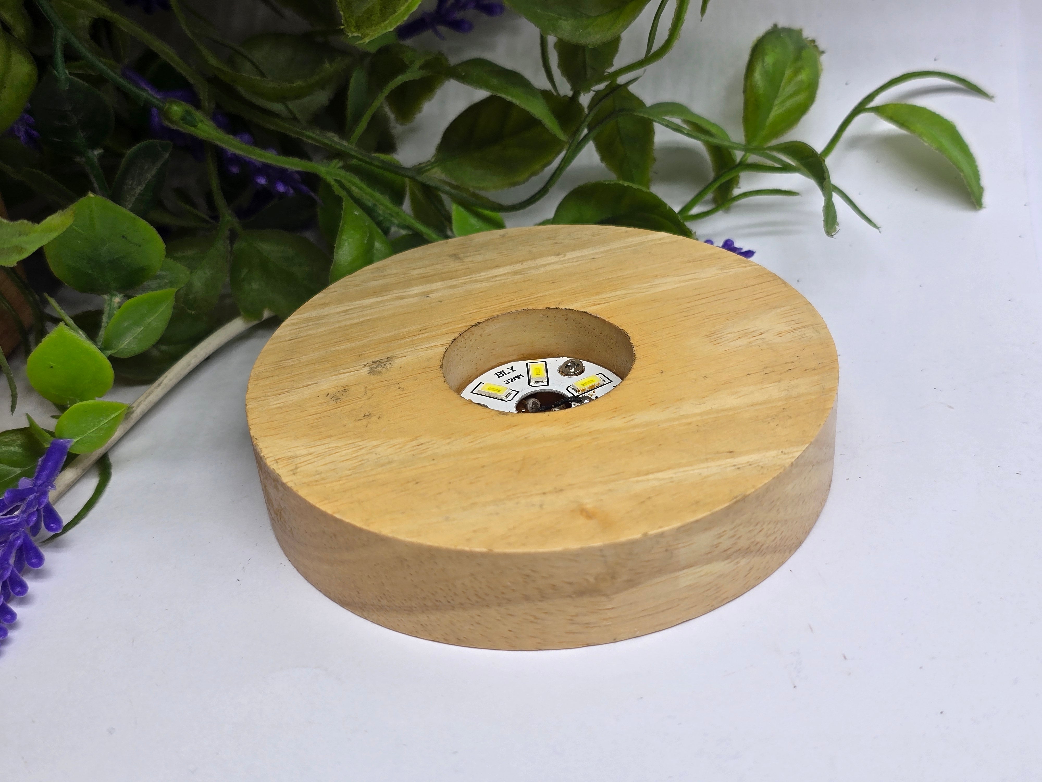 Bamboo LED Light Crystal Wellness