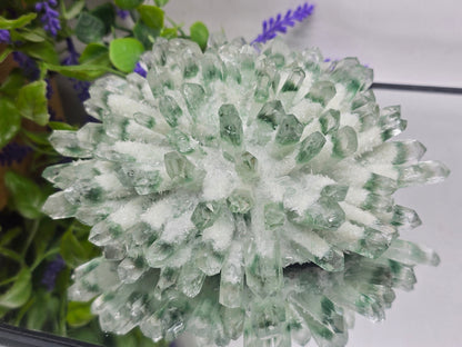Green Chromium Quartz Cluster – Self-Healing, Heart Renewal & Regenerative Abundance 16x13x5cm Crystal Wellness