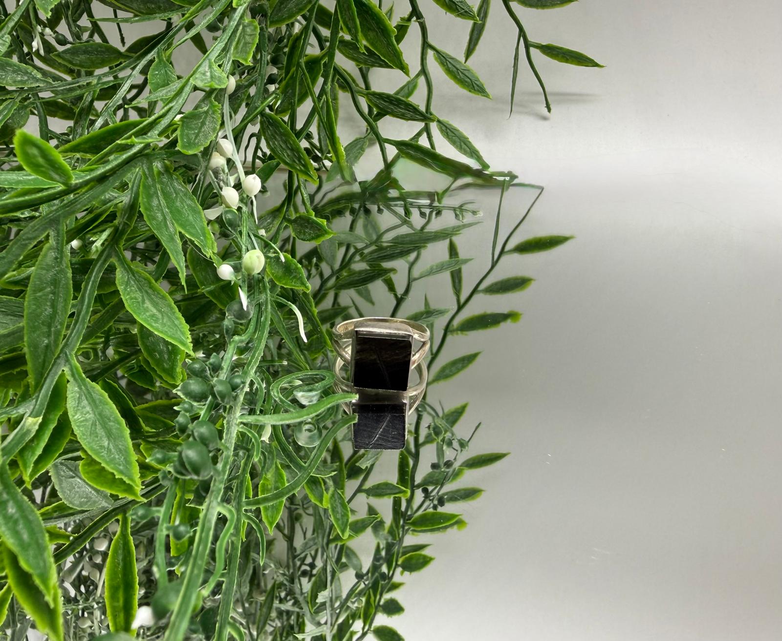 Premium Shungite Ring — Protection, Grounding & Deep Energetic Cleansing Crystal Wellness