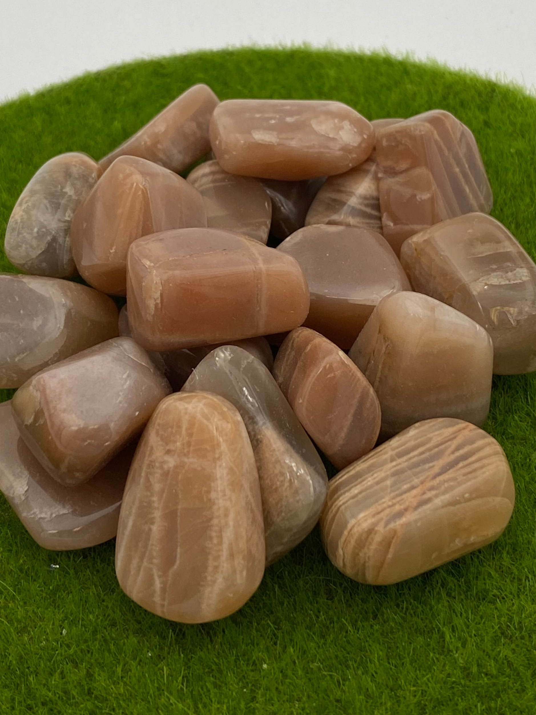 Peach Moonstone Crystal Wellness