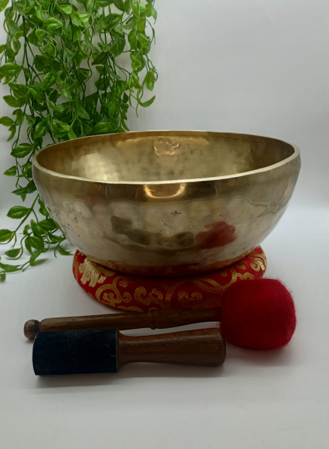 Tibetan Sound Healing Bowl 13.5 Inch Crystal Wellness