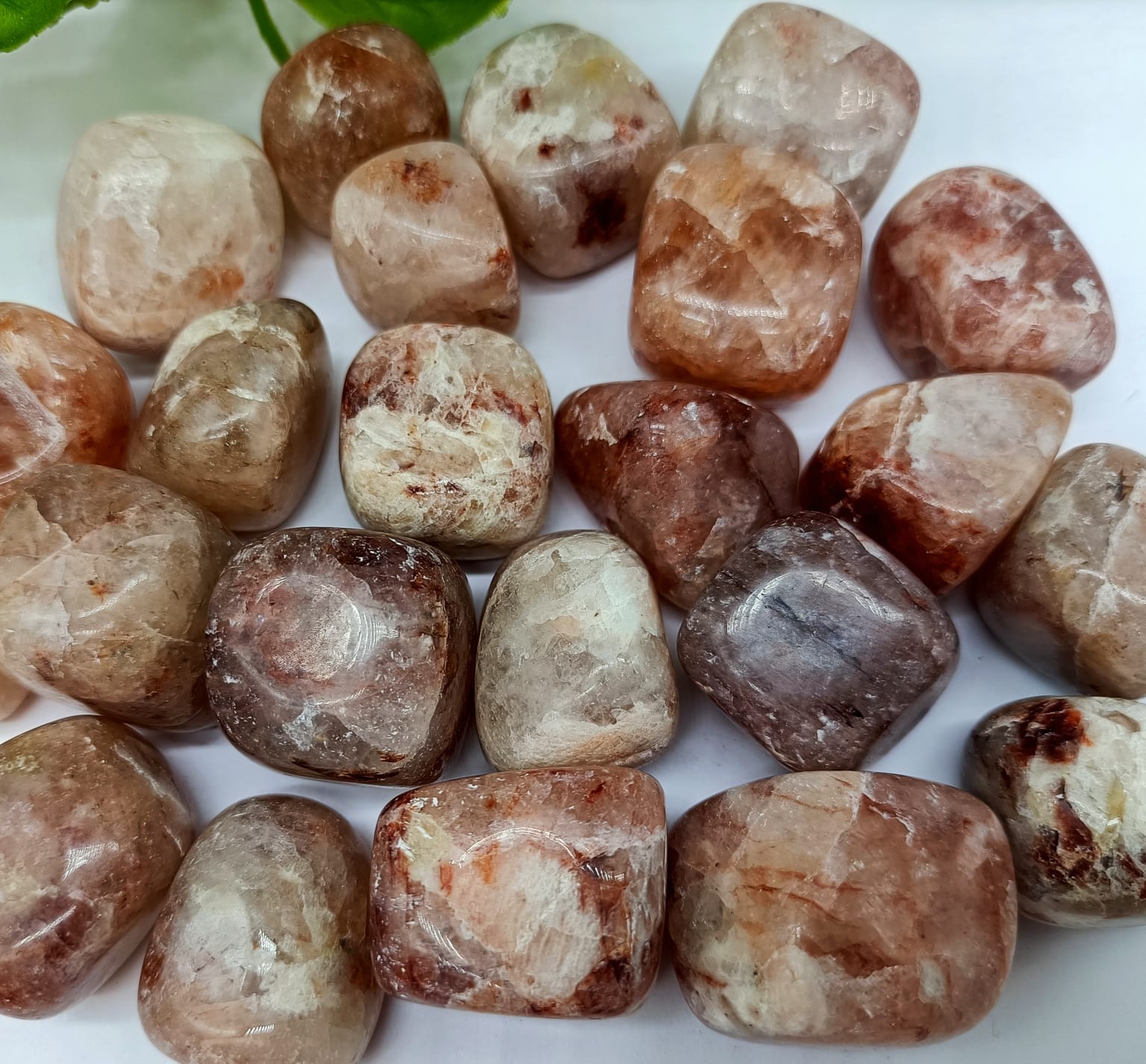 Hematoid aka Fire Quartz Tumbled Stone Crystal Wellness