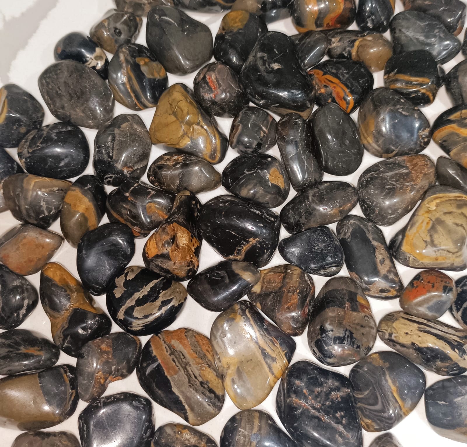 Black Onyx Tumbled Stone Crystal Wellness
