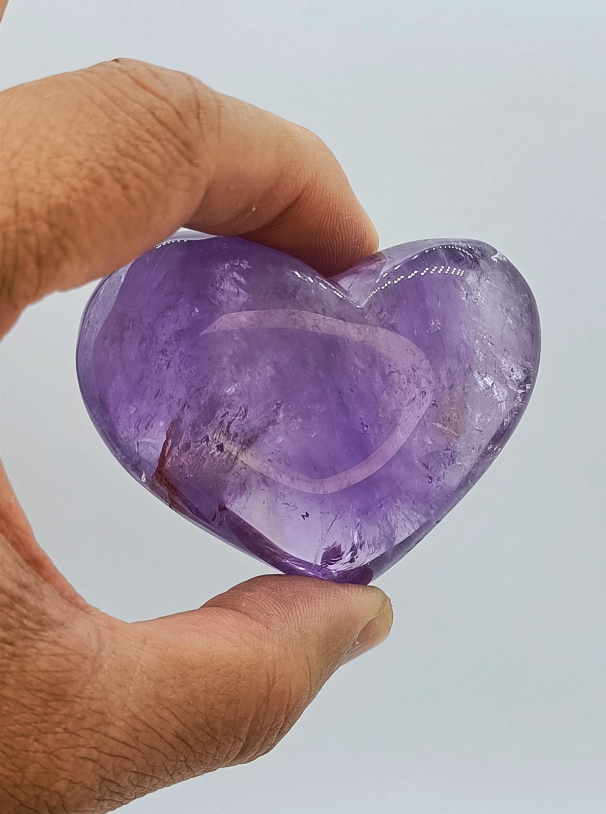 Amethyst AAA Heart Shape Crystal Wellness