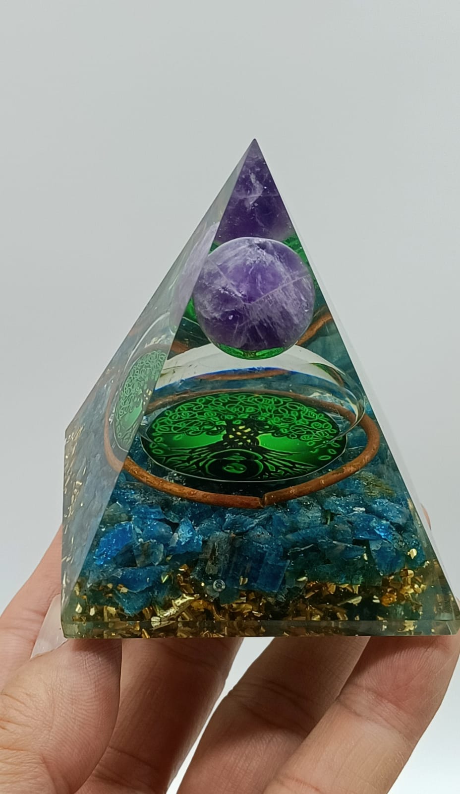 Orgone Pyramid 201g Crystal Wellness