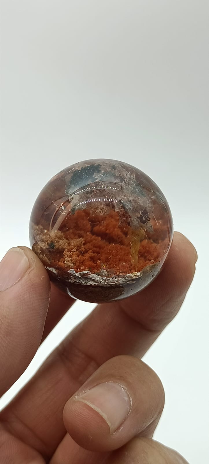 Lodolite Sphere High Grade 52g 35mm Crystal Wellness