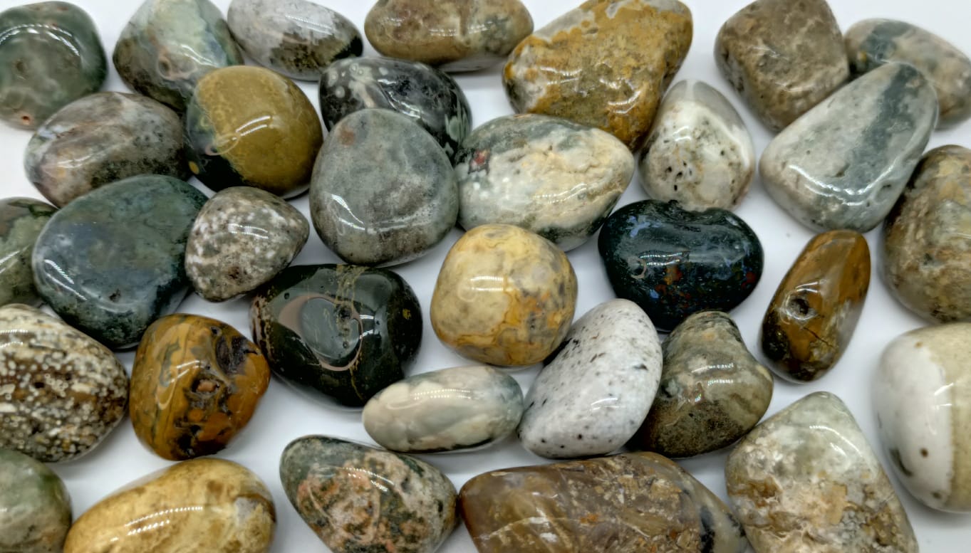 Ocean Jasper Tumbled Stone