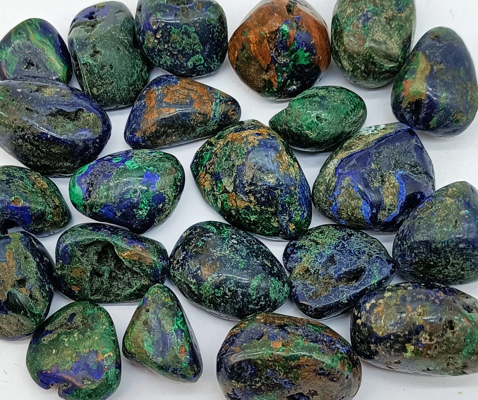 Azurite Malachite Tumbled Stone