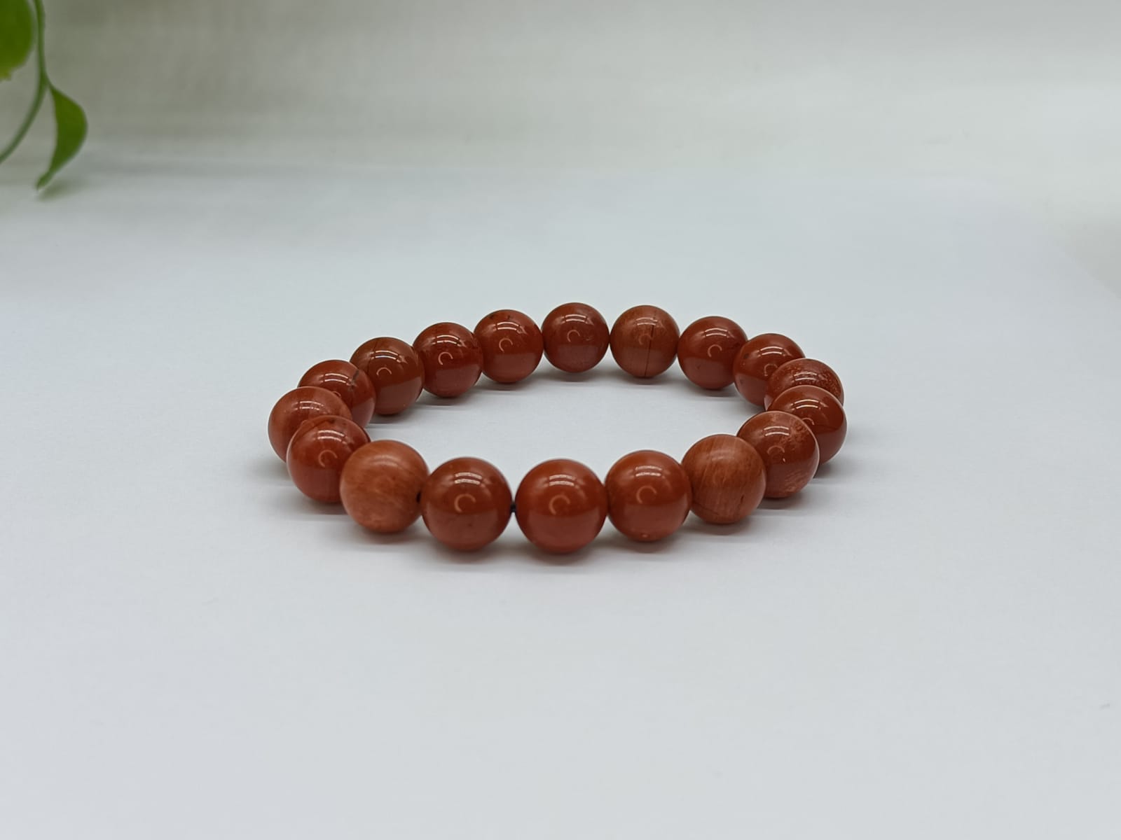 Red Jasper Beads Bracelet