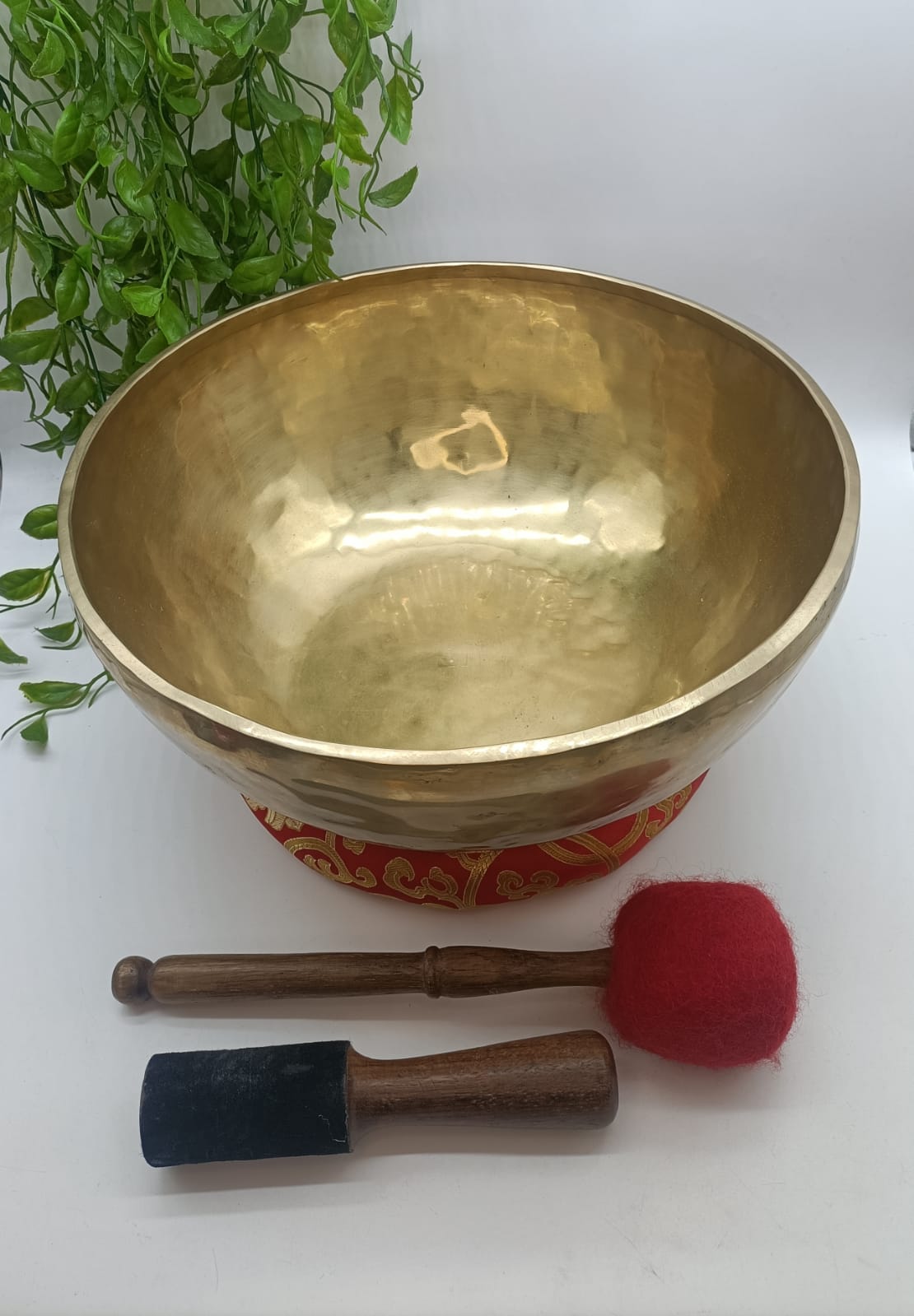 Tibetan Sound Healing Bowl 13.5 Inch Crystal Wellness