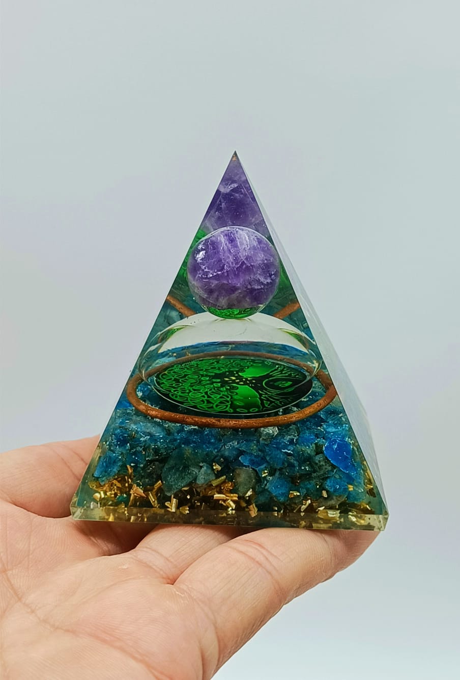 Orgone Pyramid 201g Crystal Wellness