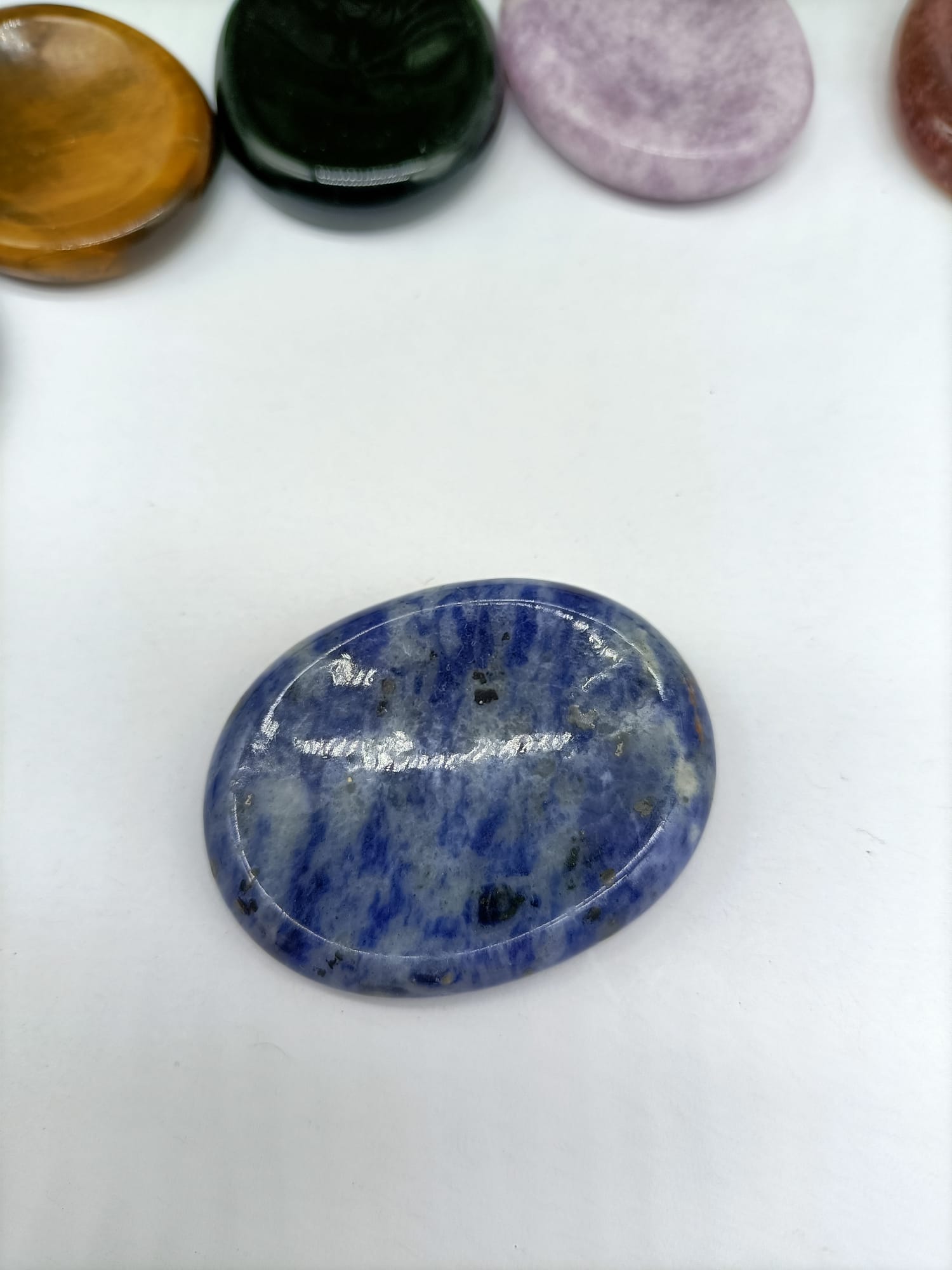Blue Spot Jasper Worry Stone Crystal Wellness