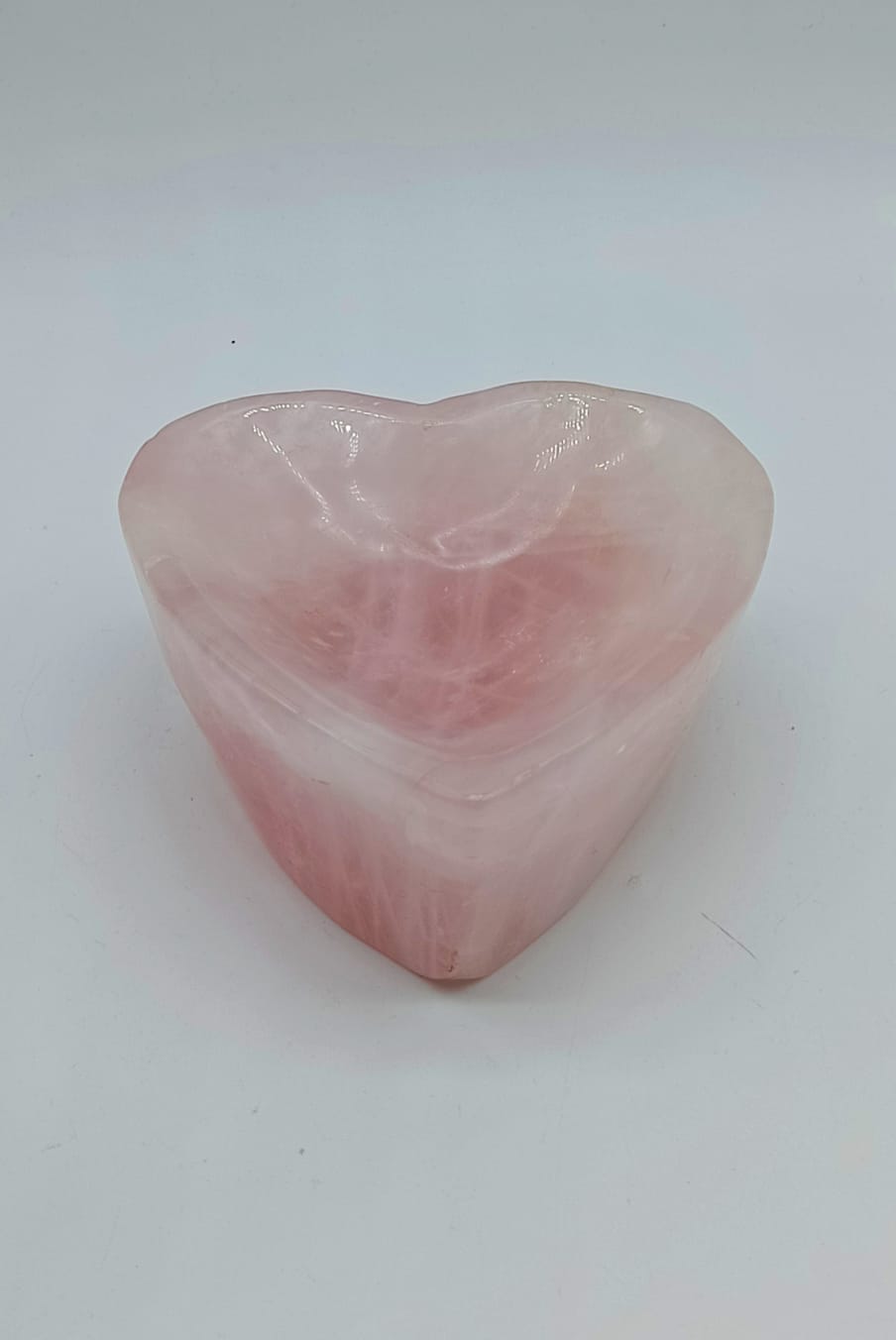 Rose Quartz Bowl Heart Shape