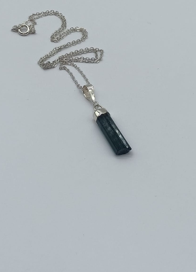 Green Tourmaline 925 Sterling Silver Pendant