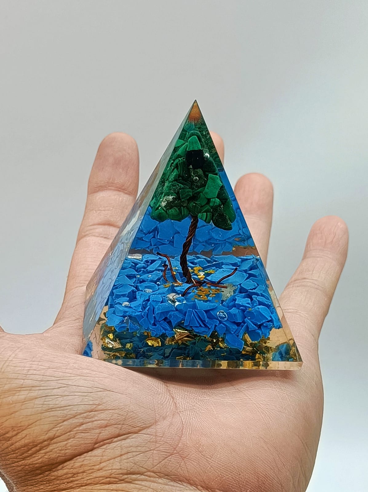 Orgone Pyramid 135g Crystal Wellness
