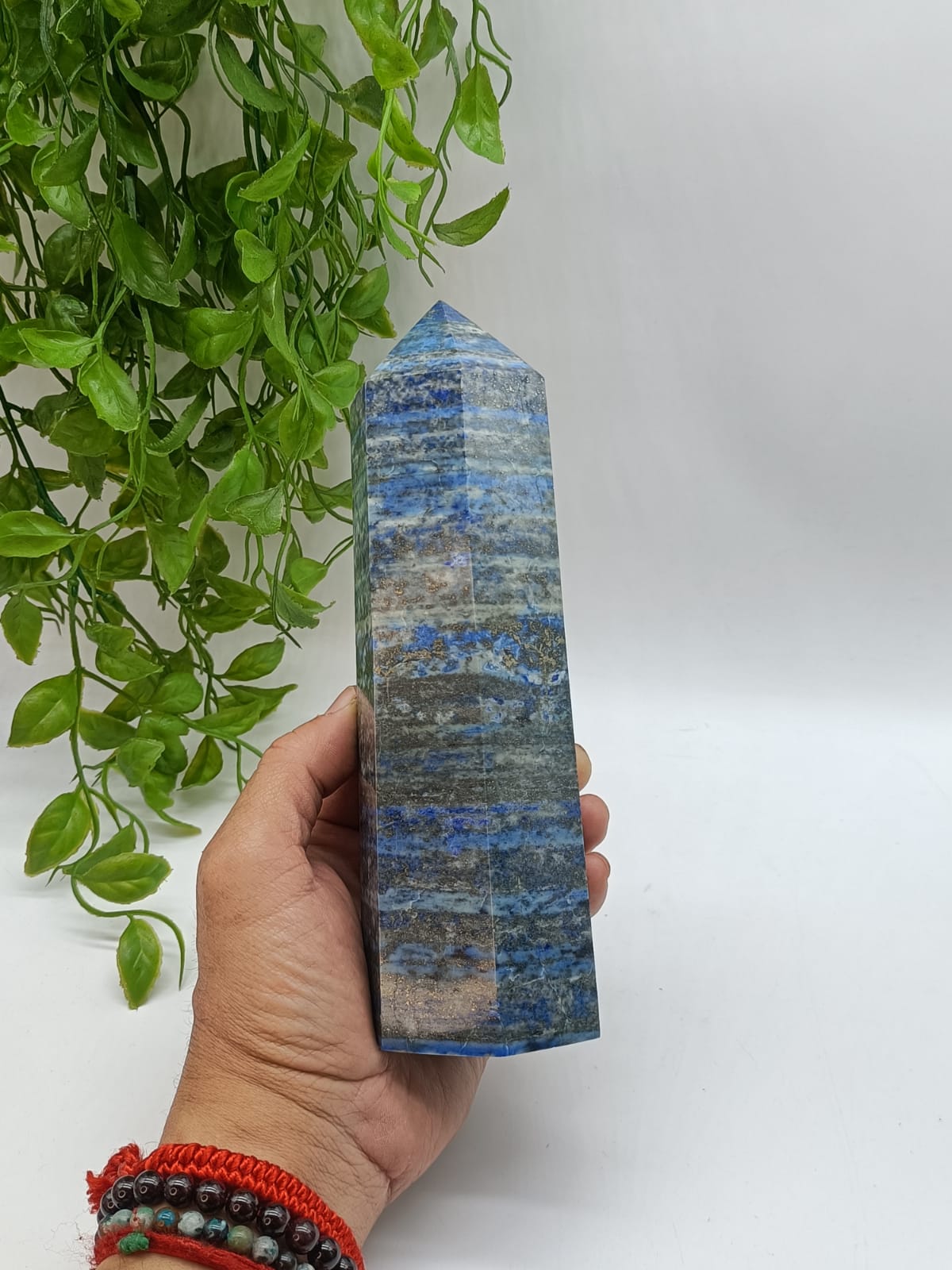 Lapis Lazuli Obelisk Shape Tower 1.38 Kg

