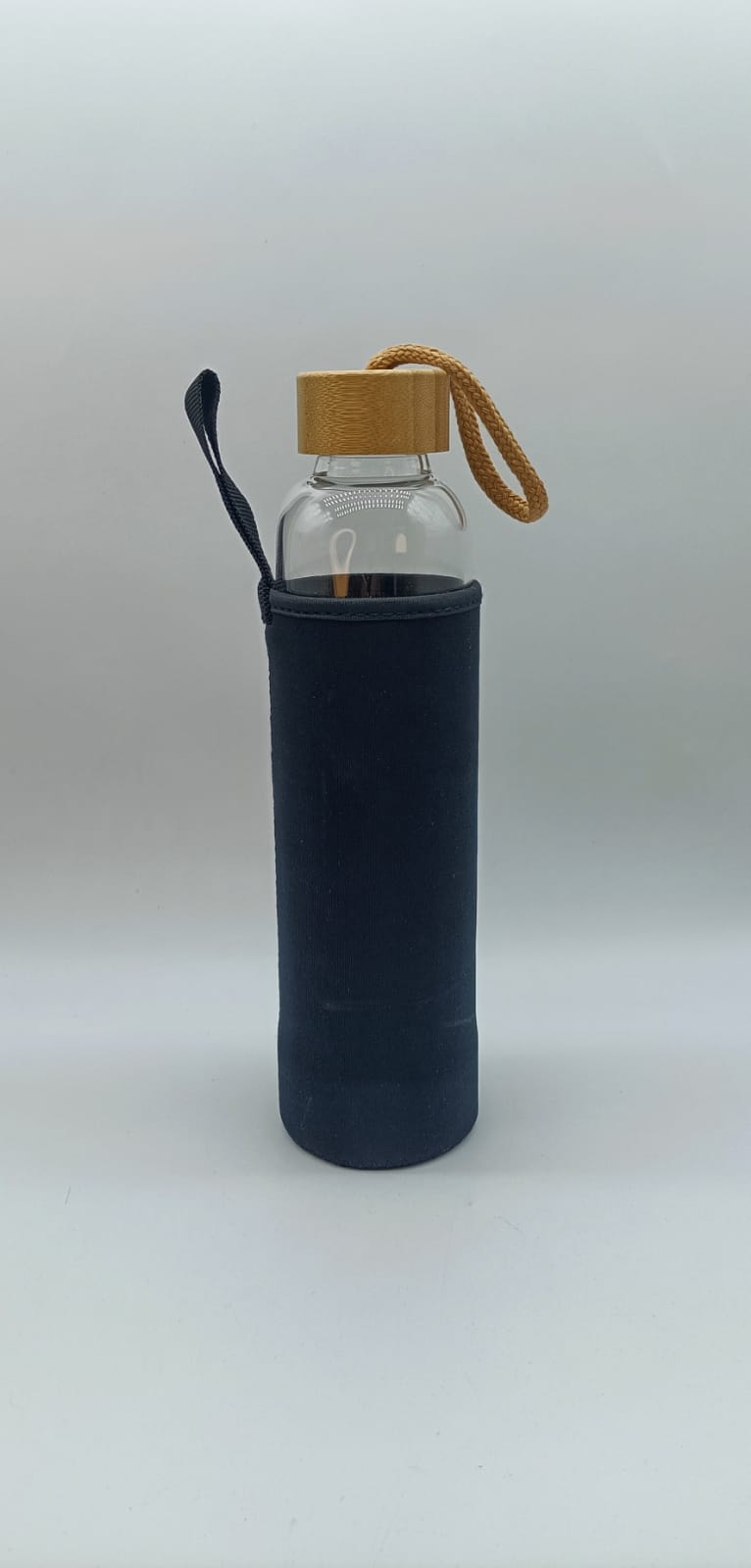 Golden Rutilated Energise Healing Bamboo Water Bottle