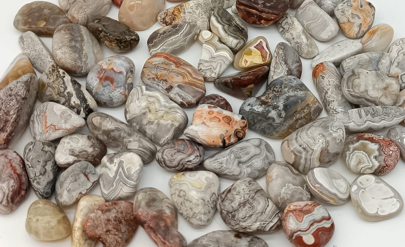 Crazy Lace Agate Mexico Tumbled Stone