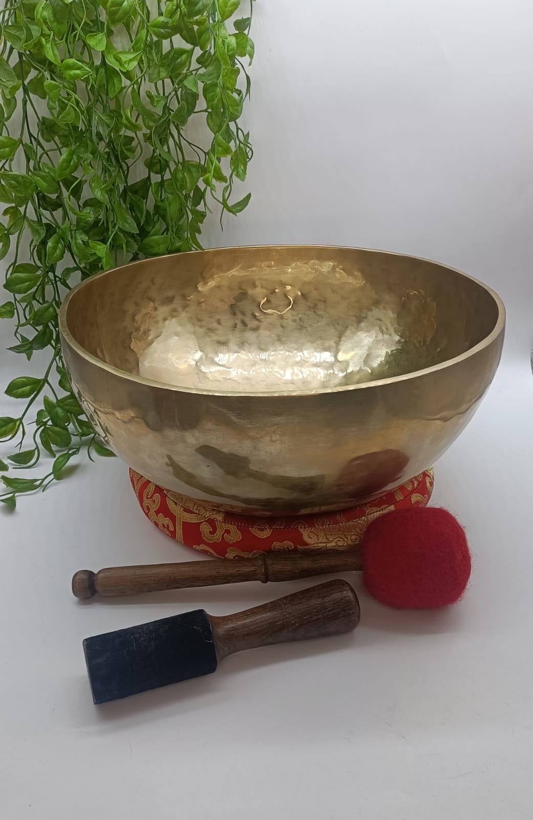 Tibetan Sound Healing Bowl 13.5 Inch Crystal Wellness