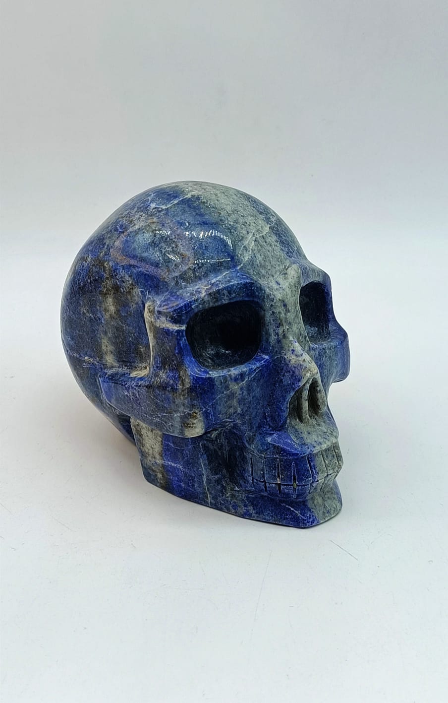 Lapis Lazuli Skull 822g 100mm x 80mm Crystal Wellness