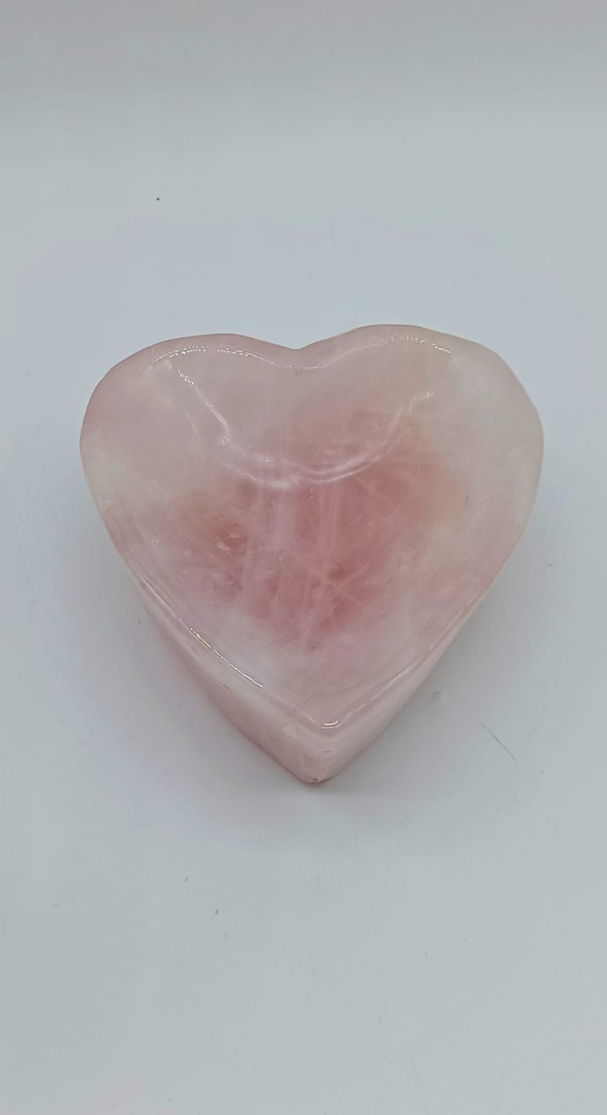 Rose Quartz Bowl Heart Shape