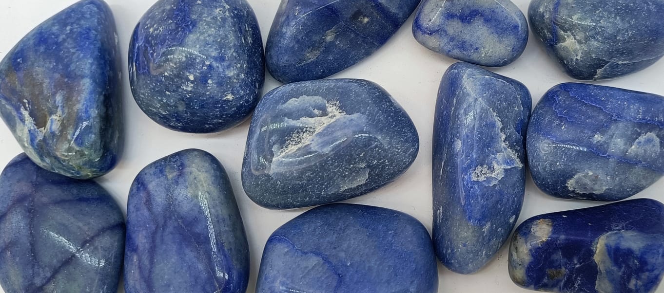 Blue Quartz Tumbled Stone